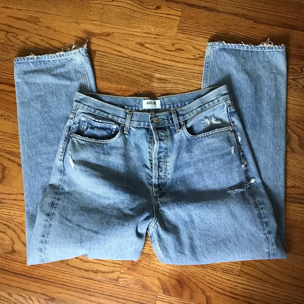 AGOLDE 90’s Distressed Jeans - Picture 4 of 13